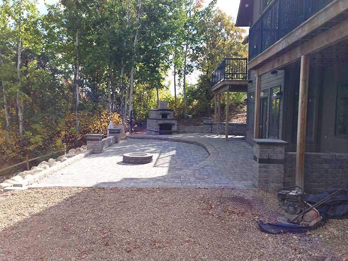 Retaining Wall and Steps Photo 1 - Plan It Green