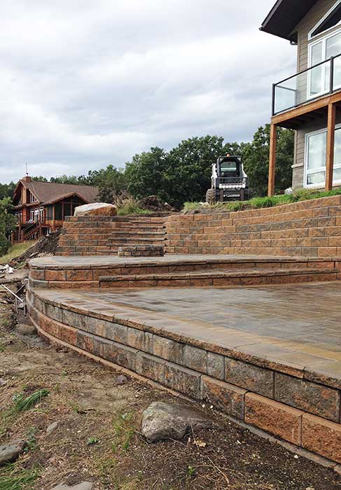 Retaining Wall and Steps Photo 12 - Plan It Green